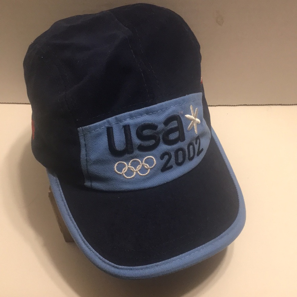ROOTS VINTAGE 2002 WINTER OLYMPIC GAMES STRAP BACK CAP NWT .
